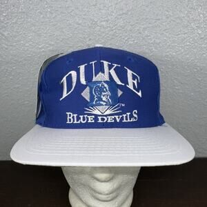Vintage Duke University Signatures Hat Eds West Blue Devils New With Tags